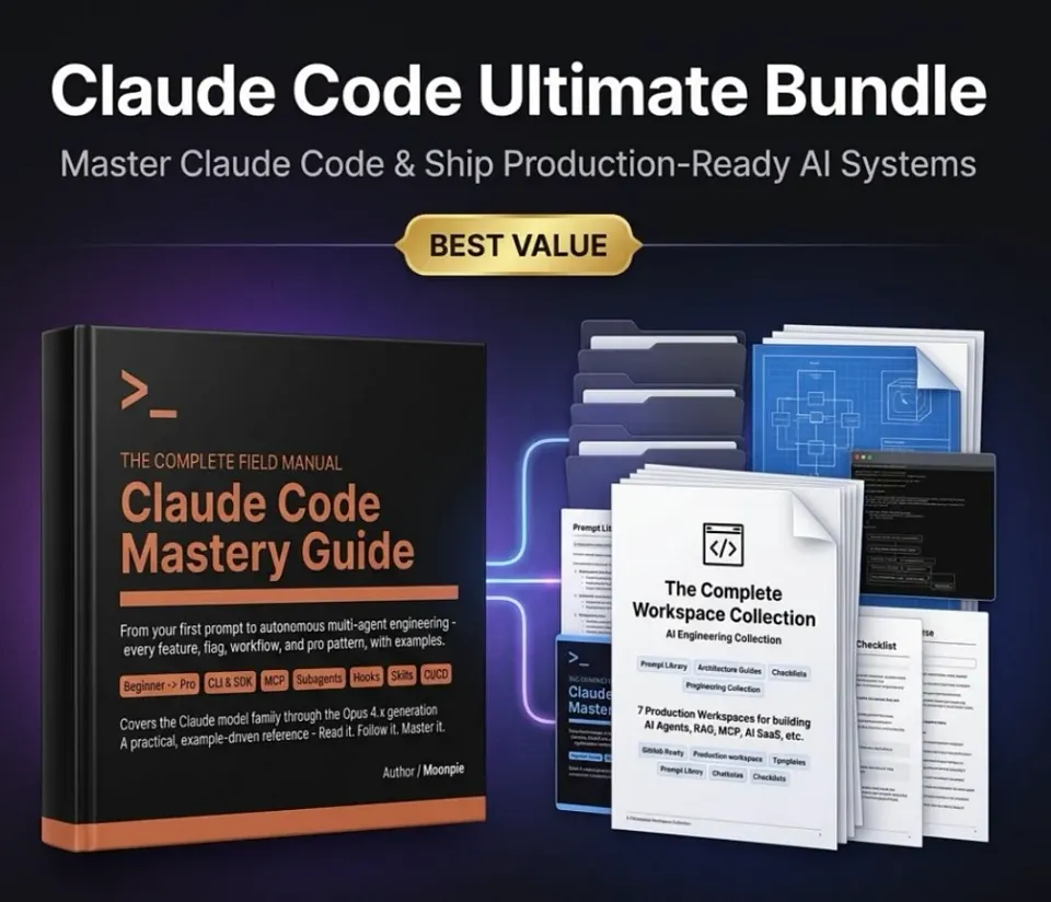 بسته جامع Claude Code | تسلط کامل بر Claude Code و توسعه سیستم‌های هوش مصنوعی آماده پروداکشن
