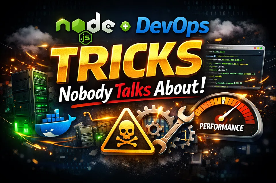 ترفندهای Node.js + DevOps که کسی از آن‌ها حرفی نمی‌زند
