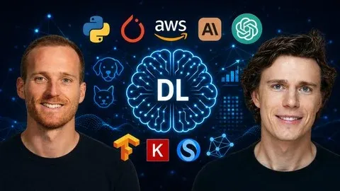 دوره Deep Learning A-Z [2026]: آموزش DL و AI با Python و AWS به همراه جایزه LLM